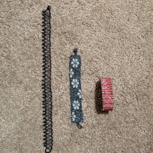 2 Bracelets and one Necklace